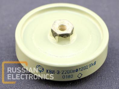 Capacitors KVI-3 2200pF 10kV 20%