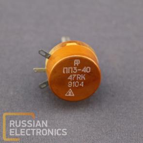 Resistors PP3-40 3Vt 4.7 kOm 10% Resistors PP3-40 3Vt 4.7 kOm 10%