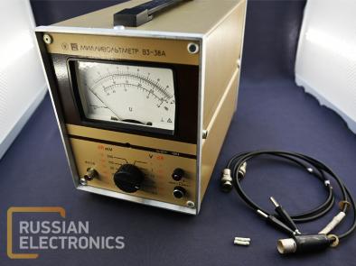 Electromechanical devices Millivoltmeter V3-38A